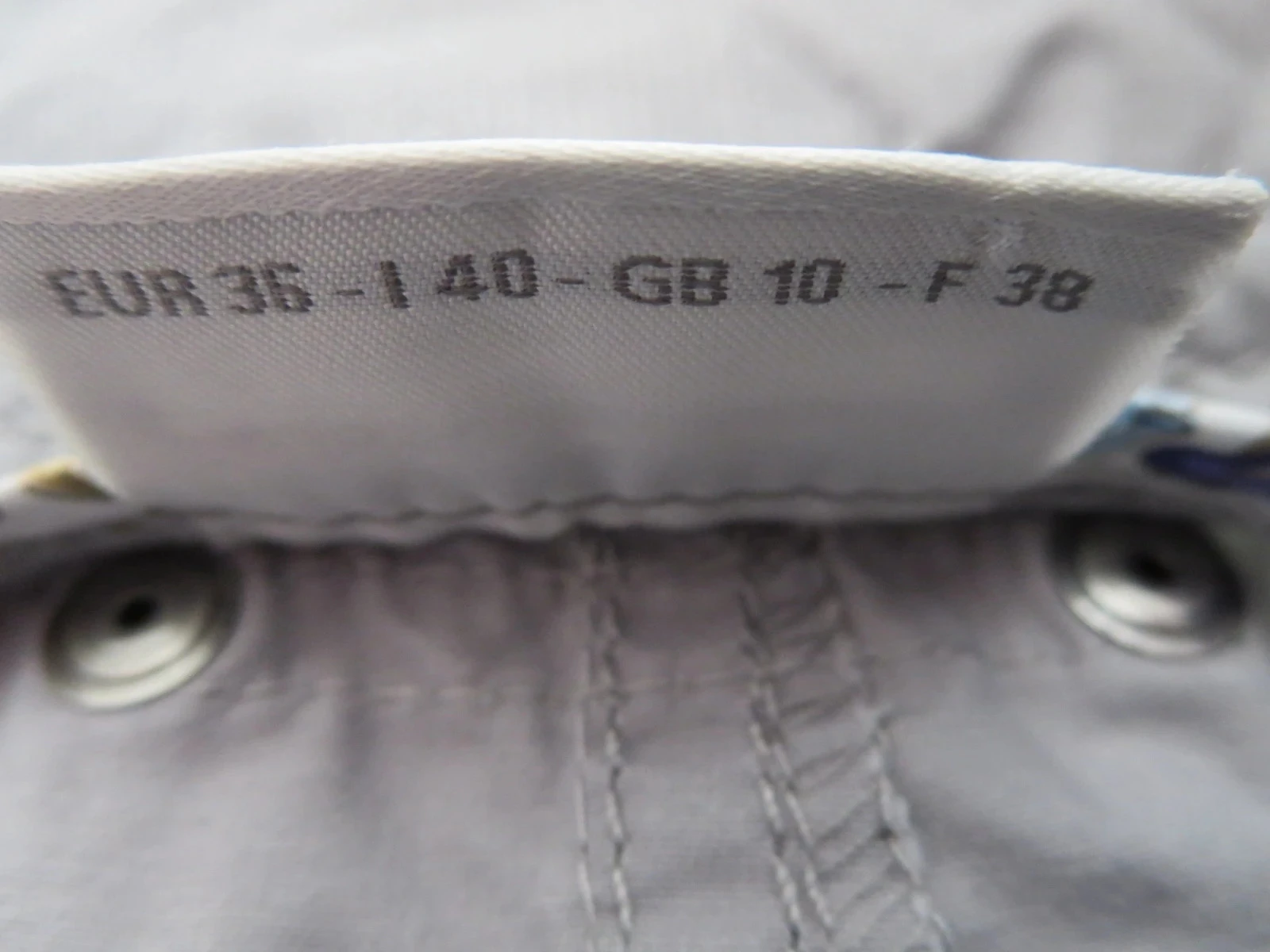 Jupe Street One 100 % coton gris – Taille 38 – Très bon état – photo 5